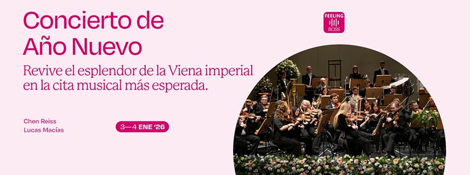 La ROSS da la bienvenida al 2026 con un gran repertorio festivo en su tradicional Concierto de Año Nuevo