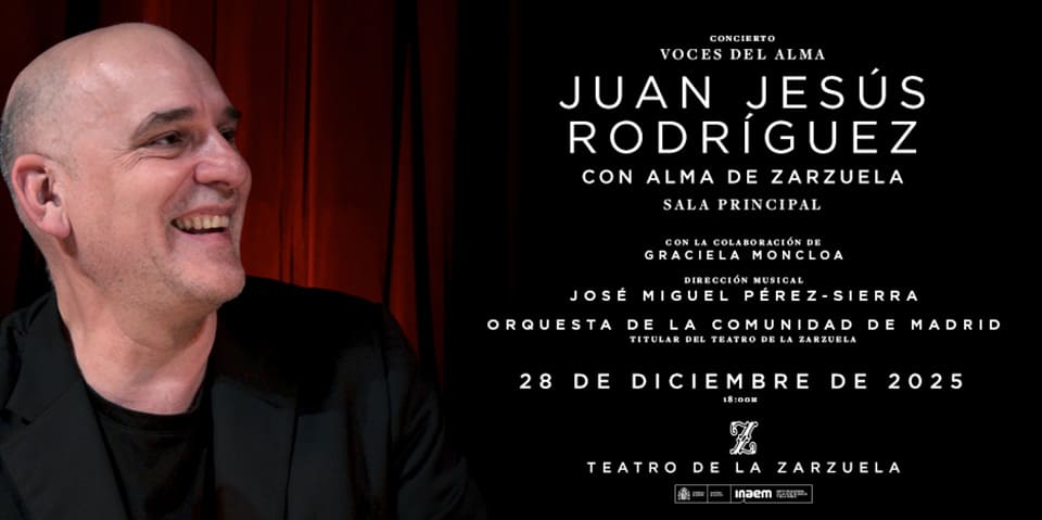 Juan Jesús Rodríguez pone toda su alma lírica para cerrar el año en el Teatro de la Zarzuela
