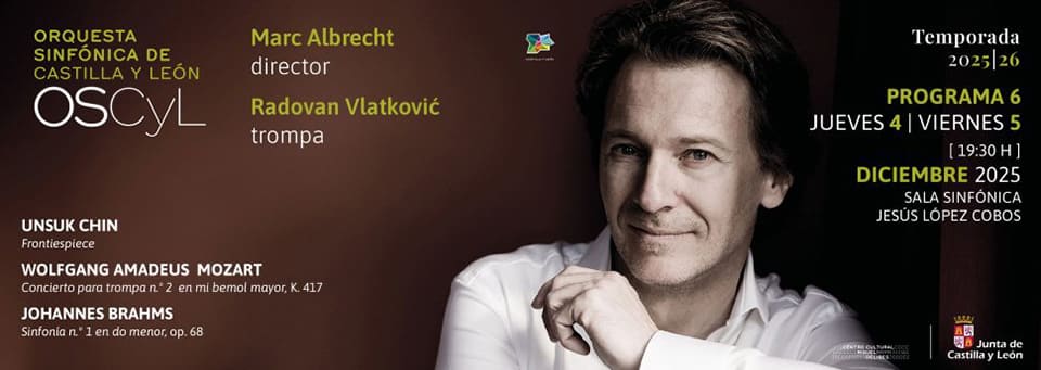La Orquesta Sinfónica de Castilla y León interpreta obras de Mozart y Brahms en el sexto programa de abono
