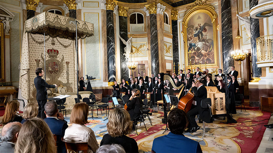 La Orquesta y Coro RTVE ofrece su tradicional concierto de Navidad en el Palacio Real