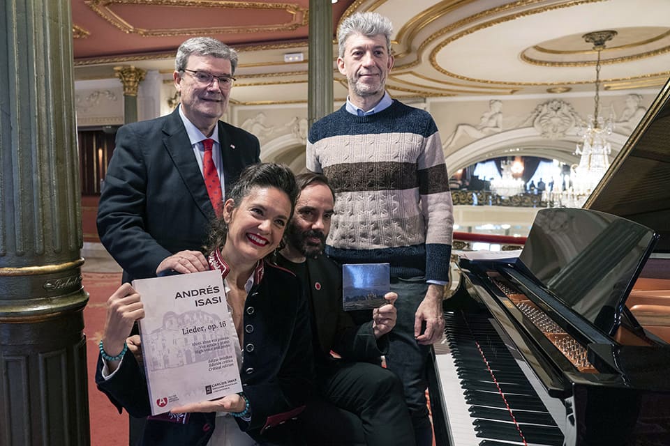 La soprano Vanessa Goikoetxea y el pianista Rubén Fernández Aguirre presentan el disco Frühling