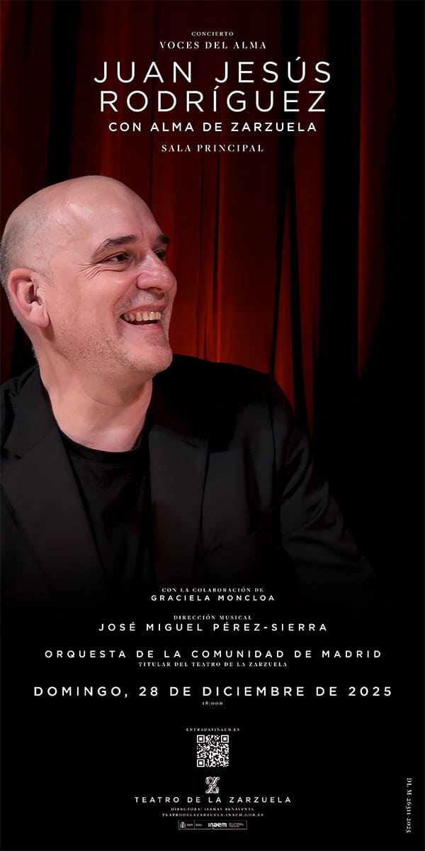 Juan Jesús Rodríguez pone toda su alma lírica para cerrar el año en el Teatro de la Zarzuela