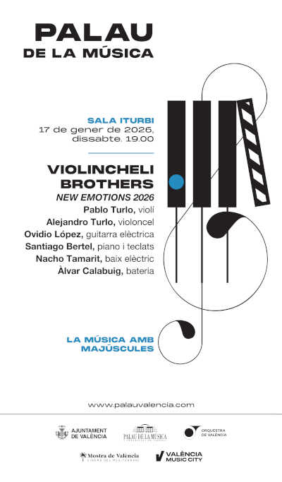 Violincheli Brothers, fusión de Bach a Nirvana en el Palau de la Música