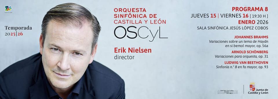 La Orquesta Sinfónica de Castilla y León propone un viaje por la creación musical en Viena de la mano de Erik Nielsen