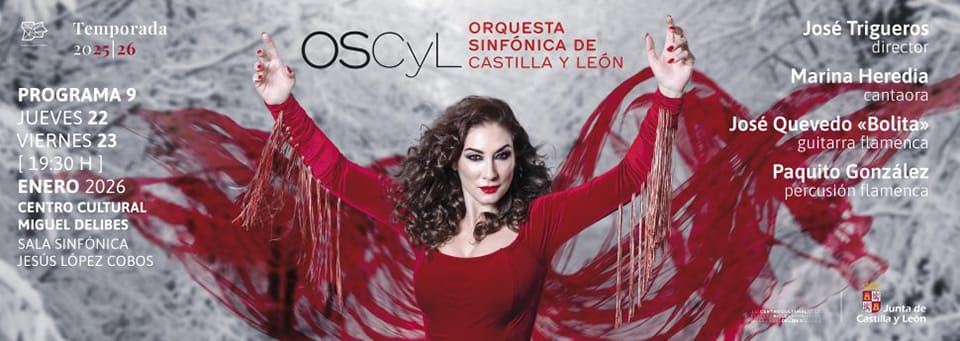 La Orquesta Sinfónica de Castilla y León dirigida por José Trigueros interpreta un programa con marcado carácter folclórico