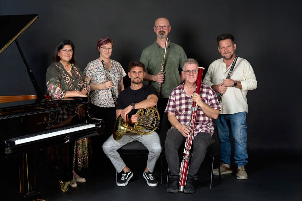 Díalogo de vientos y piano en el Quinto Concierto de Cámara de la ROSS