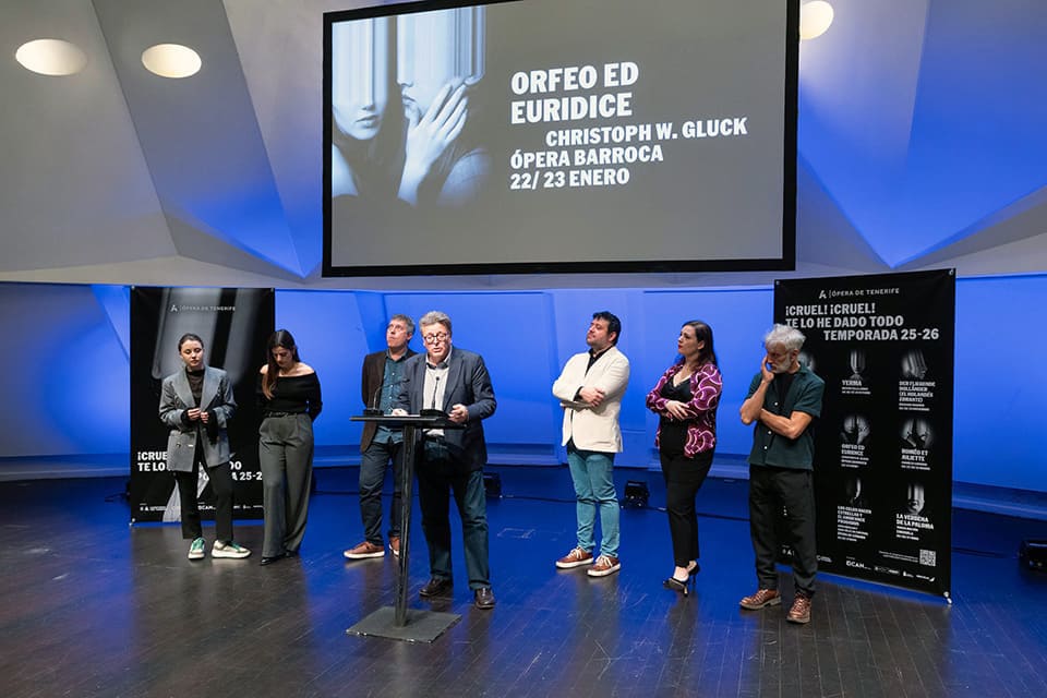 Ópera de Tenerife abre el año con Orfeo ed Euridice los días 22 y 23 de enero