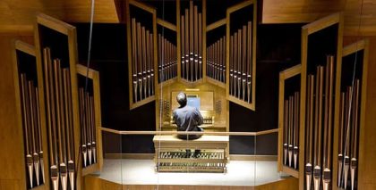 Juan de la Rubia en el Ciclo de Órgano de la  Escuela Superior de Música Reina Sofía