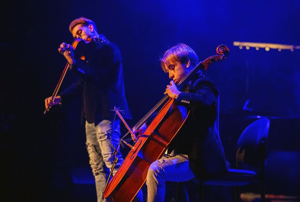 Violincheli Brothers, fusión de Bach a Nirvana en el Palau de la Música