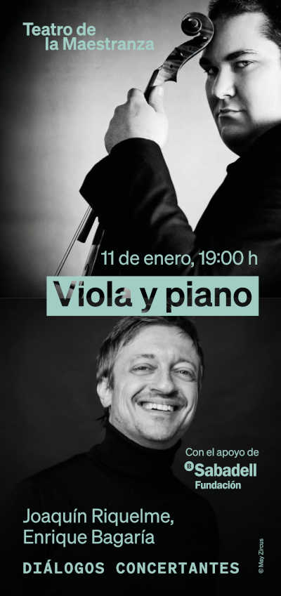 Joaquín Riquelme y Enrique Bagaría protagonizan un nuevo Diálogo Concertante en la Sala Manuel García del Maestranza