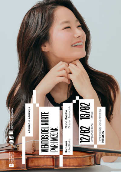 La virtuosa Bomsori interpretará el “Concierto para violín” de Sibelius en su debut con la Orquesta Sinfónica de Navarra