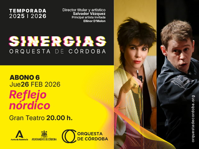 Orquesta de Córdoba: música del norte de Europa con Gasaçon y Villanueva