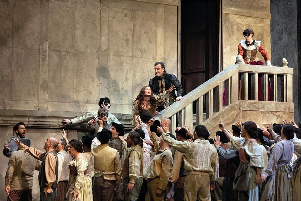 Netrebko, Kaufmann y Tézier protagonizan imponente producción La Gioconda, que llega por primera vez a cines