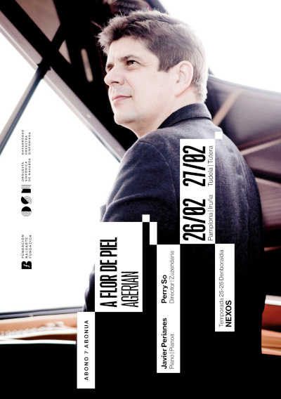 Javier Perianes regresa a la temporada de la Orquesta Sinfónica de Navarra con el “Concierto en Sol mayor” de Ravel
