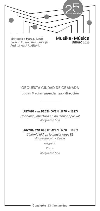 La Orquesta Ciudad de Granada participa en el Festival Musika-Música de Bilbao
