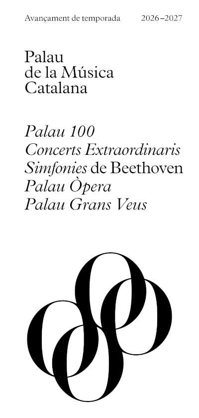 Nota actualizada: El Palau de la Música Catalana perfila su temporada 2026–2027 con grandes batutas, voces internacionales
