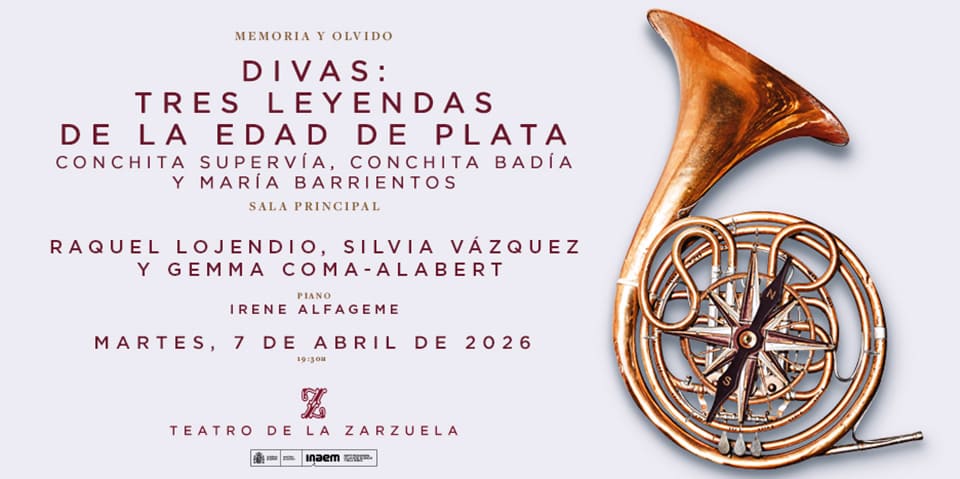 Recital pospuesto: El Teatro de la Zarzuela rinde homenaje a tres divas de la Edad de la Plata
