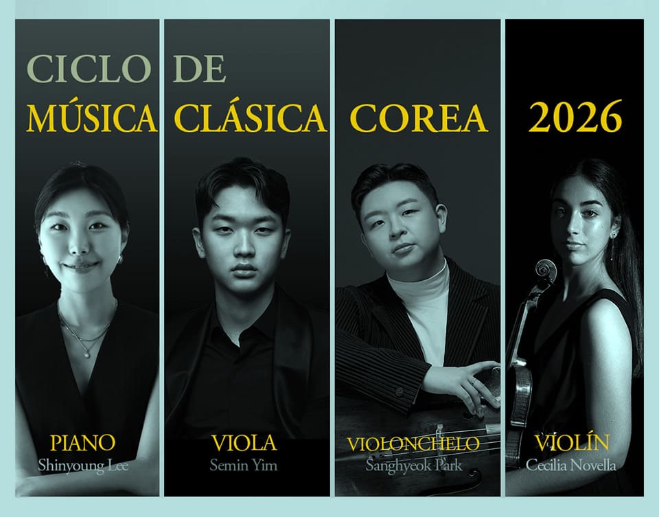 El Ciclo de Música Clásica Corea 2026 presenta un cuarteto de jóvenes talentos de la Escuela Reina Sofía