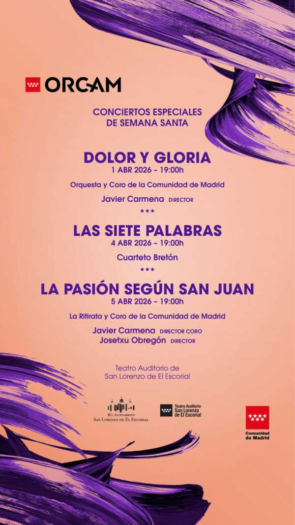La Fundación Orquesta y Coro de la Comunidad de Madrid presenta sus Conciertos Especiales de Semana Santa