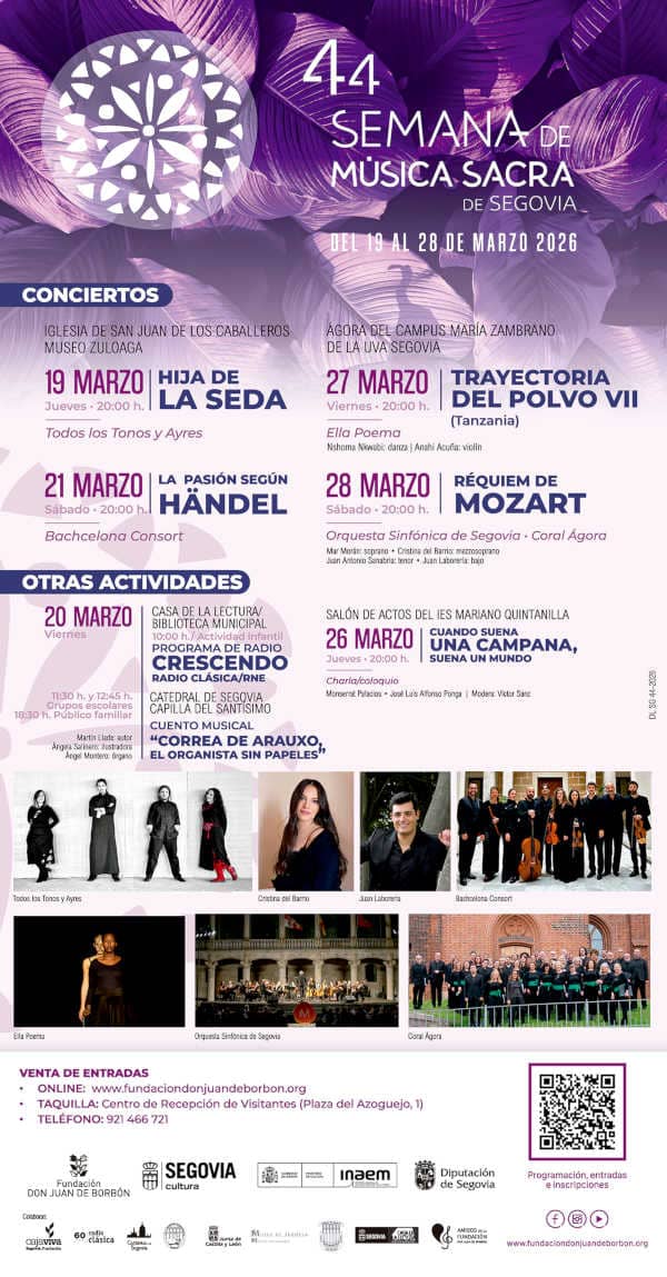 Del Barroco segoviano a Tanzania: la 44ª Semana de Música Sacra rompe fronteras sonoras