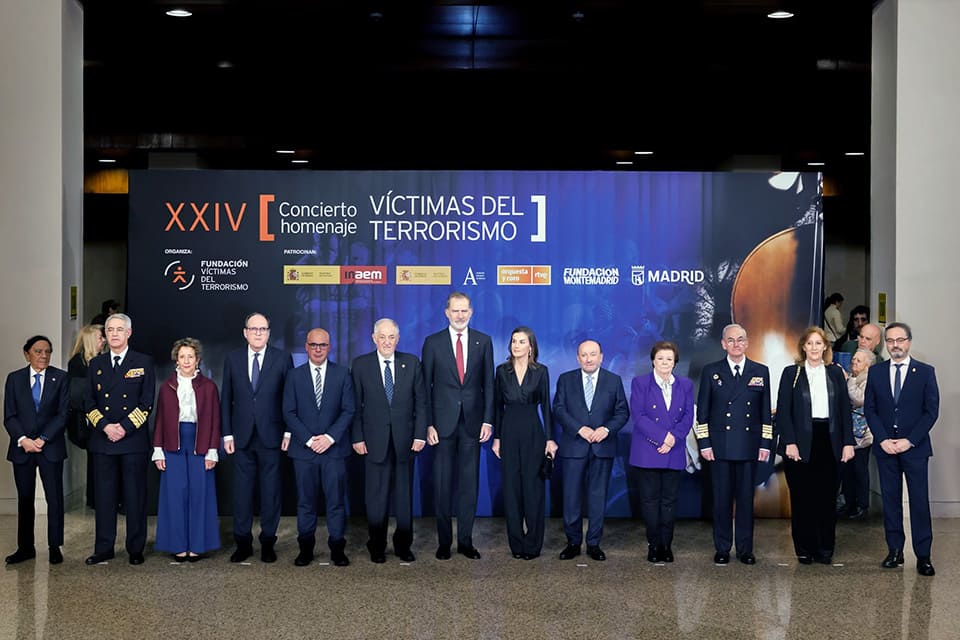 Actualizada: Los Reyes presiden el XXIV Concierto Homenaje a las Víctimas del Terrorismo de la Orquesta Sinfónica y Coro RTVE