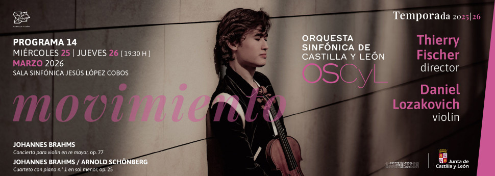 La Orquesta Sinfónica de Castilla y León interpretará obras de Brahms en el decimocuarto programa de abono