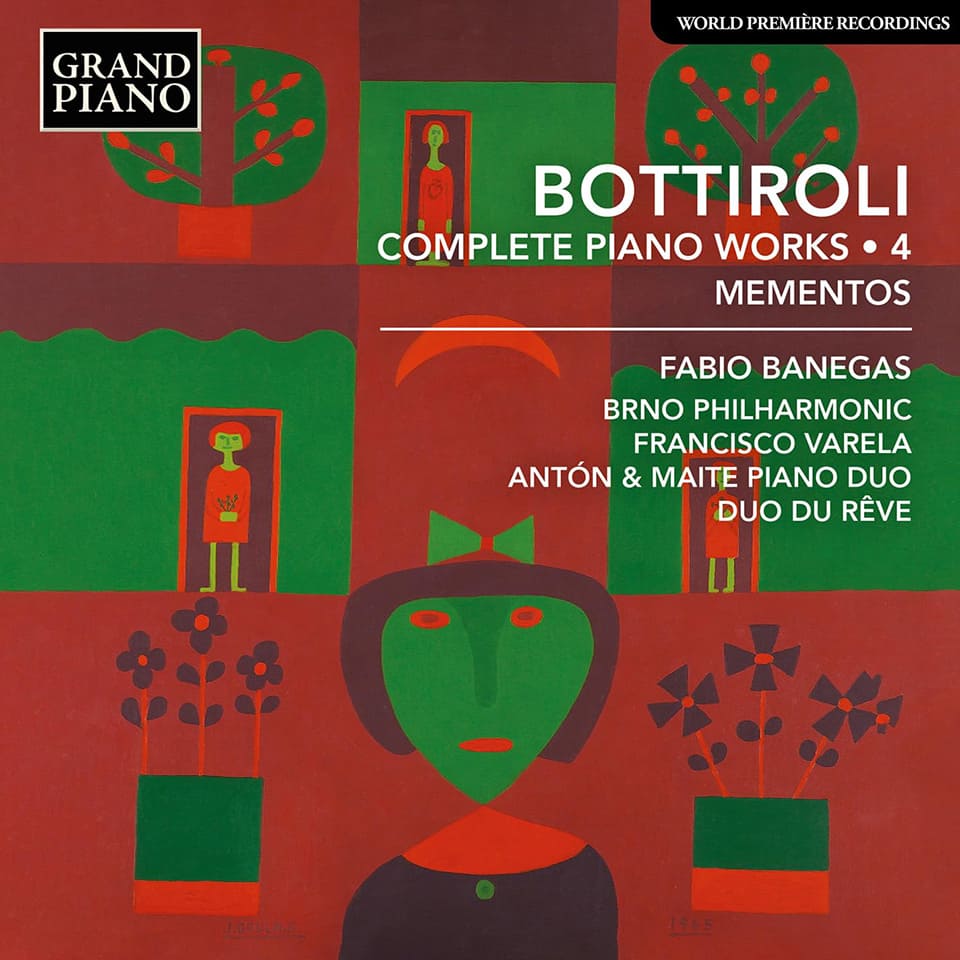Fabio Banegas culmina la integral pianística de Bottiroli con el álbum Mementos