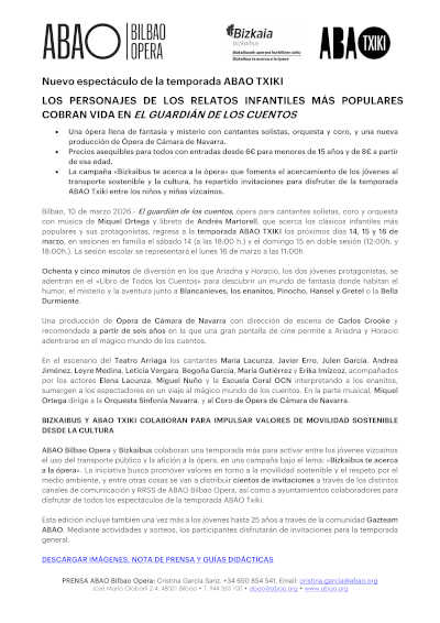 Los personajes de los relatos infantiles más populares cobran vida en El guardián de los cuentos