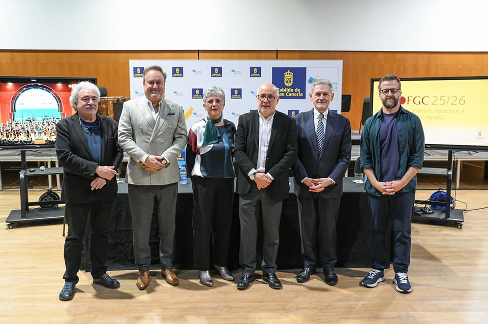 El Cabildo presenta la renovación de la dirección de la Orquesta Filarmónica de Gran Canaria