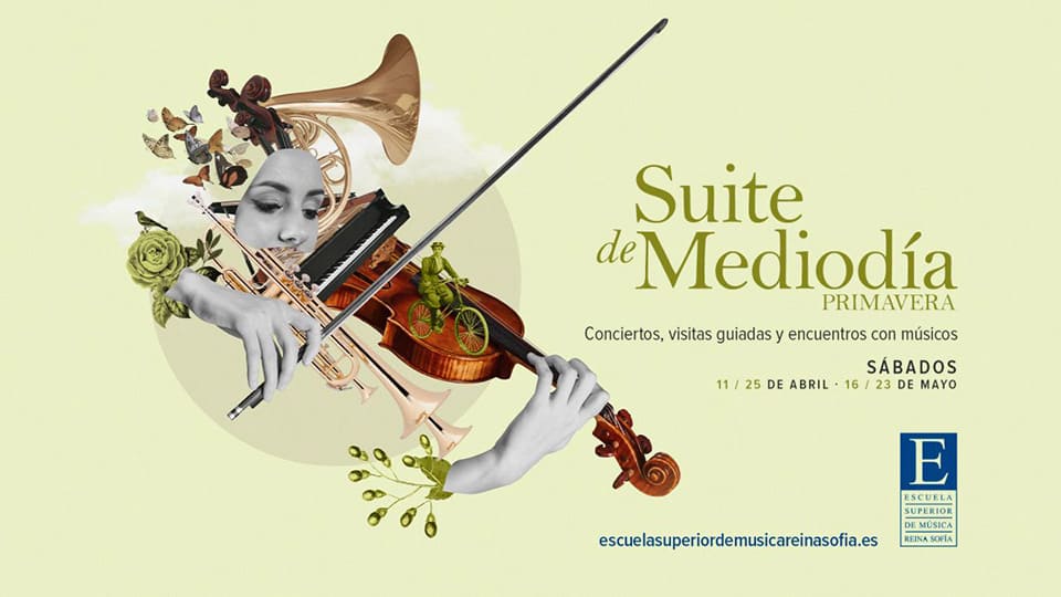 La serie de primavera de Suite de Mediodía, durante abril y mayo, en la Escuela Reina Sofía