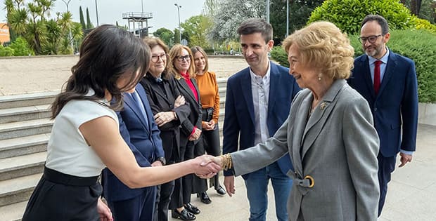 La reina Sofía visita la Casa de la Radio por el 60º aniversario de Radio Clásica