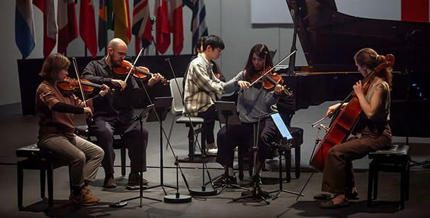 La música de cámara protagoniza la semifinal del 67º Premio de Piano "Jaén" con el Cuarteto Cosmos