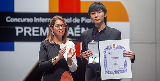 El intérprete japonés Ayumu Ibaraki inscribe su nombre en el palmarés del Premio "Jaén" de Piano de Diputación