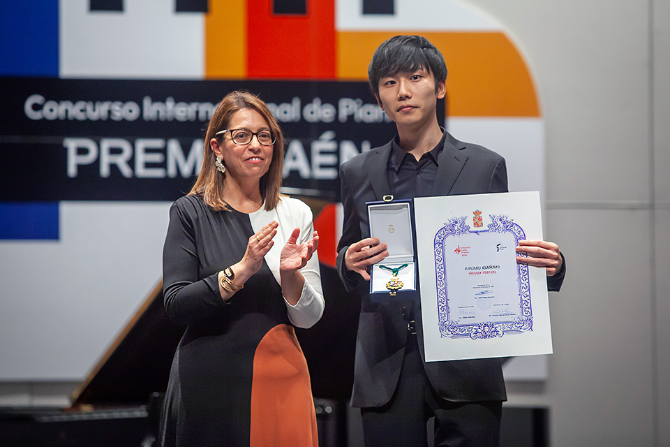 El intérprete japonés Ayumu Ibaraki inscribe su nombre en el palmarés del Premio «Jaén» de Piano de Diputación