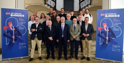 La Diputació de València presenta el 49º Certamen de Bandas con participación masiva en el Palau de la Música