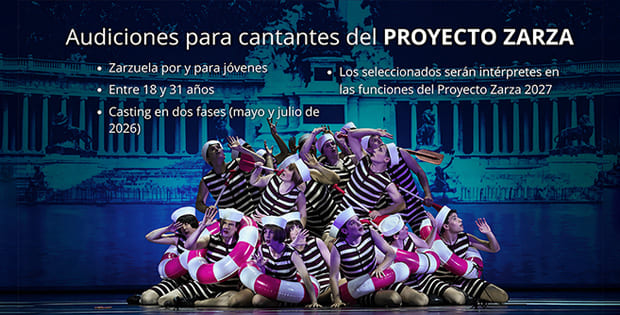Audiciones para cantantes del Proyecto Zarza del Teatro de la Zarzuela