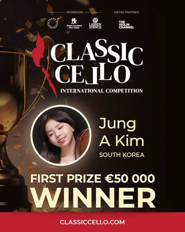 La joven Jung A Kim se impone en el Classic Cello 2026 La joven Jung A Kim se impone en el Classic Cello 2026
