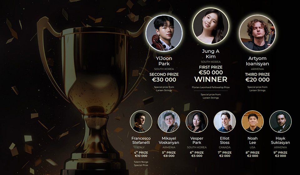 La joven Jung A Kim se impone en el Classic Cello 2026 La joven Jung A Kim se impone en el Classic Cello 2026