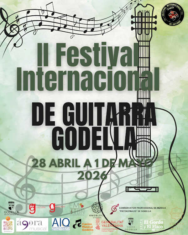 Godella consolida su Semana de la Guitarra con una segunda edición de proyección internacional y vocación pedagógica