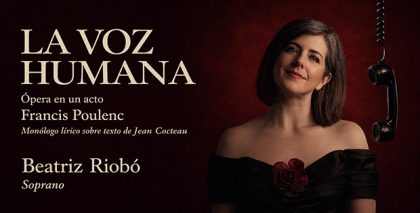 La voz humana de Poulenc, con Beatriz Riobó, abrirá en Santiago una gira por la red gallega de teatros y auditorios