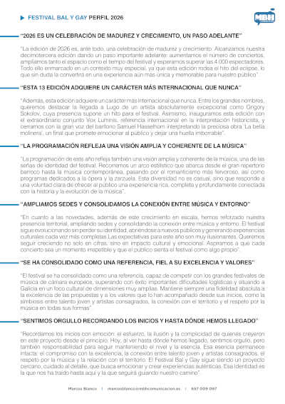 El Festival Bal y Gay alcanza su madurez con una edición de mayor escala y proyección internacional