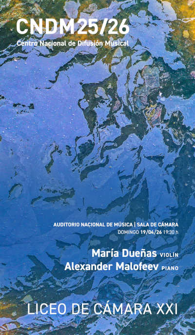 María Dueñas, llega por primera vez al Centro Nacional de Difusión Musical