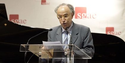 Benet Casablancas recibe el XX Premio SGAE de la Música Iberoamericana "Tomás Luis de Victoria" 2025