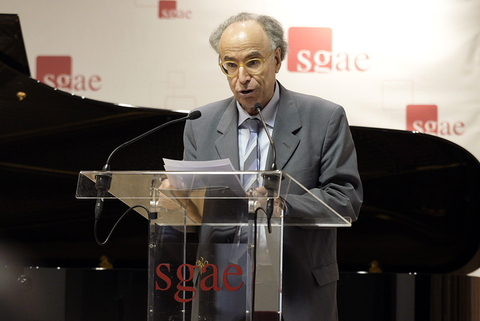 Benet Casablancas recibe el XX Premio SGAE de la Música Iberoamericana «Tomás Luis de Victoria» 2025 Benet Casablancas recibe el XX Premio SGAE de la Música Iberoamericana «Tomás Luis de Victoria» 2025