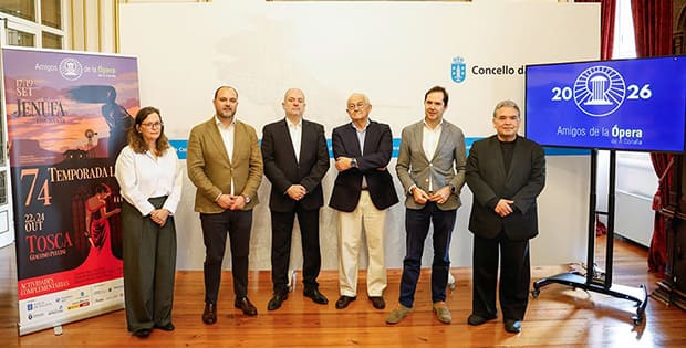 Presentada la 74 Temporada Lírica de Amigos de la Ópera de A Coruña, con Jenůfa y Tosca