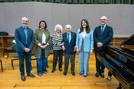 La BOS bautiza con el nombre de Joaquín Achúcarro su nuevo piano Nuevo piano Steinway en la BOS