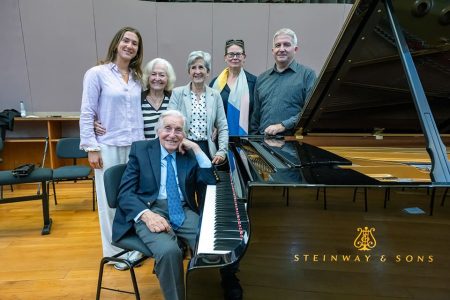 La BOS bautiza con el nombre de Joaquín Achúcarro su nuevo piano Nuevo piano Steinway en la BOS
