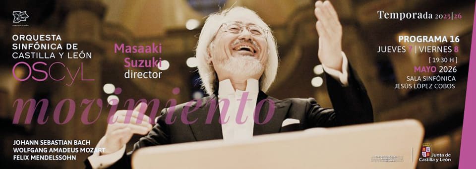 La OSCyL y el director Masaaki Suzuki interpretan un programa que recorre un siglo clave de la música europea