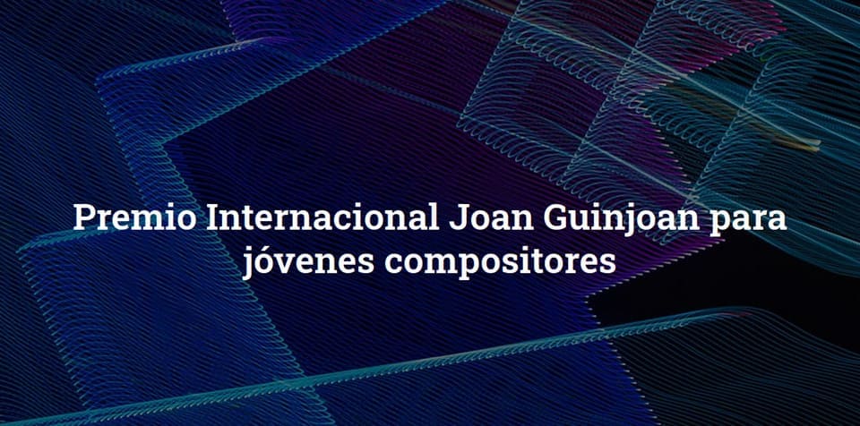 Yukun Zhang gana el XXIV Premio Internacional Joan Guinjoan para Jóvenes Compositores con la obra ‘Clam Beneath»