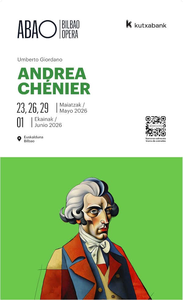 Andrea Chénier clausura la 74ª Temporada de ABAO Bilbao Opera Andrea Chénier clausura la 74ª Temporada de ABAO Bilbao Opera